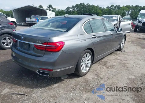 2016 BMW 740I из США, поврежденный, VIN WBA7E2C56GG504523